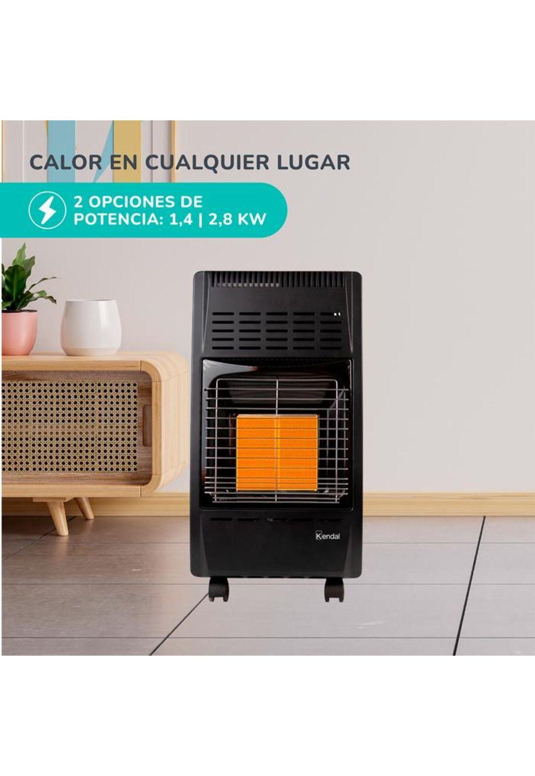 ESTUFA A GAS KENDAL 5 KG NEGRA KG-5-5