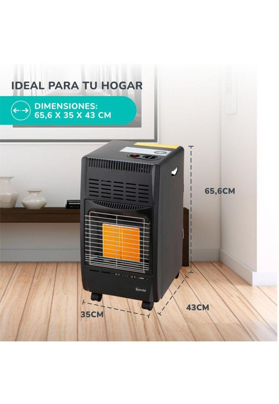 ESTUFA A GAS KENDAL 5 KG NEGRA KG-5-7