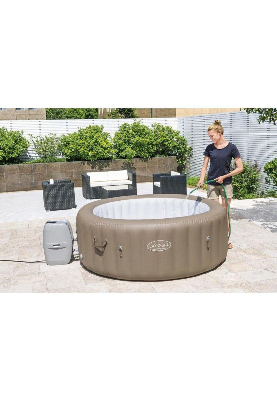 SPA JACUZZI INFLABLE BESTWAY PALM SPRING AIRJET 6 PERSONAS 196 x 71-5