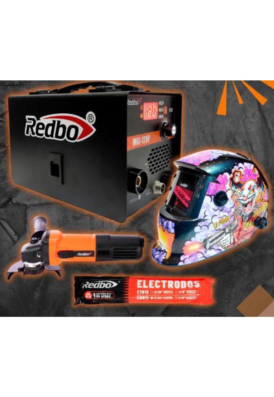 KIT REDBO SOLDADORA + ESMERIL + MASCARA + ELECTRODO-1