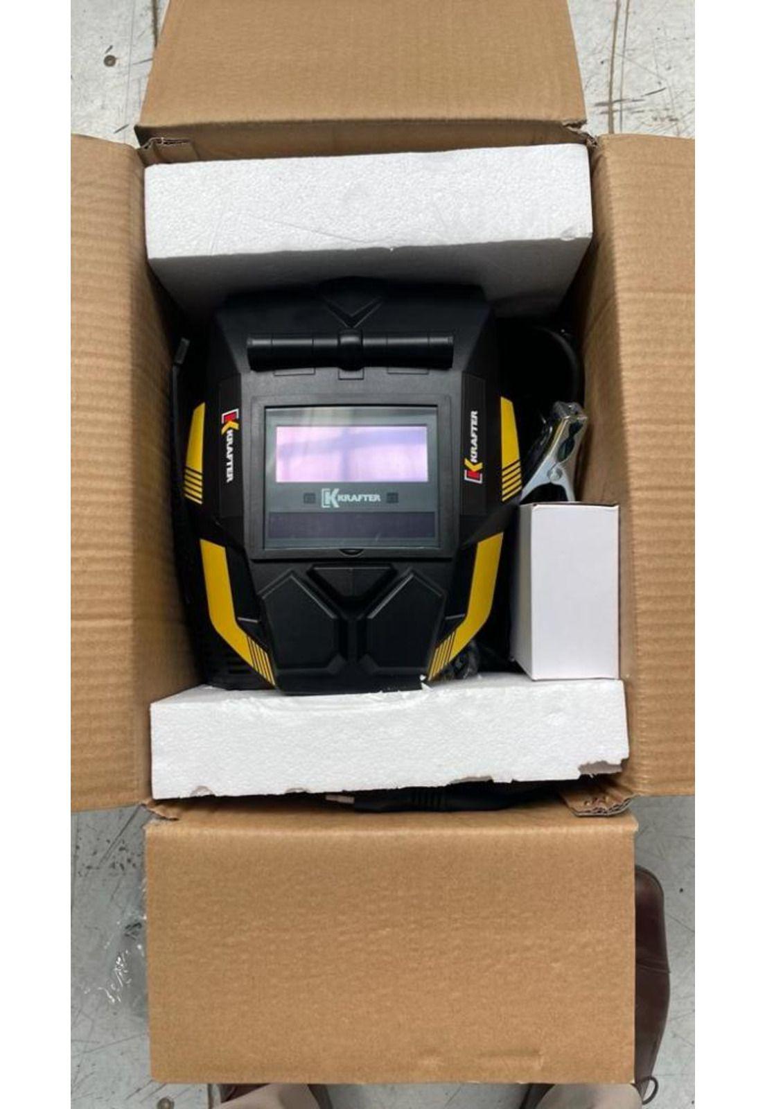Kit Soldadora Krafter Megatex-120 Flux + Mascara Soldar + Alambre mig-9