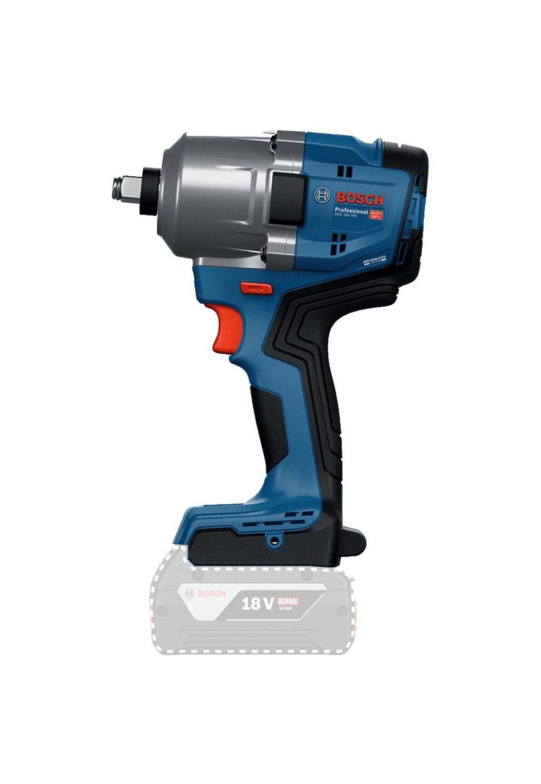 Llave Impacto Bosch GDS 18V-780 1/2 + 2 Bat 5Ah-4