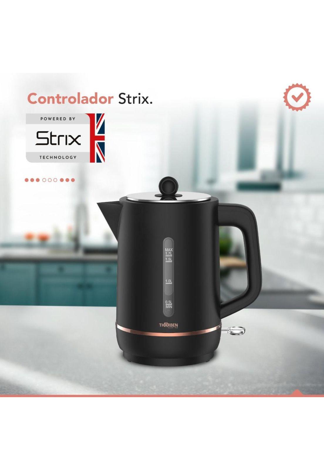 HERVIDOR THORBEN GOLD ROSE KETTLE 1.7LT 2200W-6