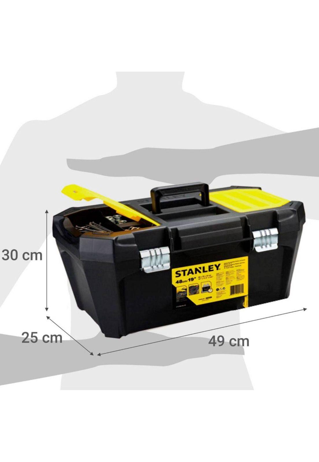 SET STANLEY CAJA HERRAMIENTA 17 LTS STST80346-40 + SET 5 HERRAMIENTAS 70-884-1