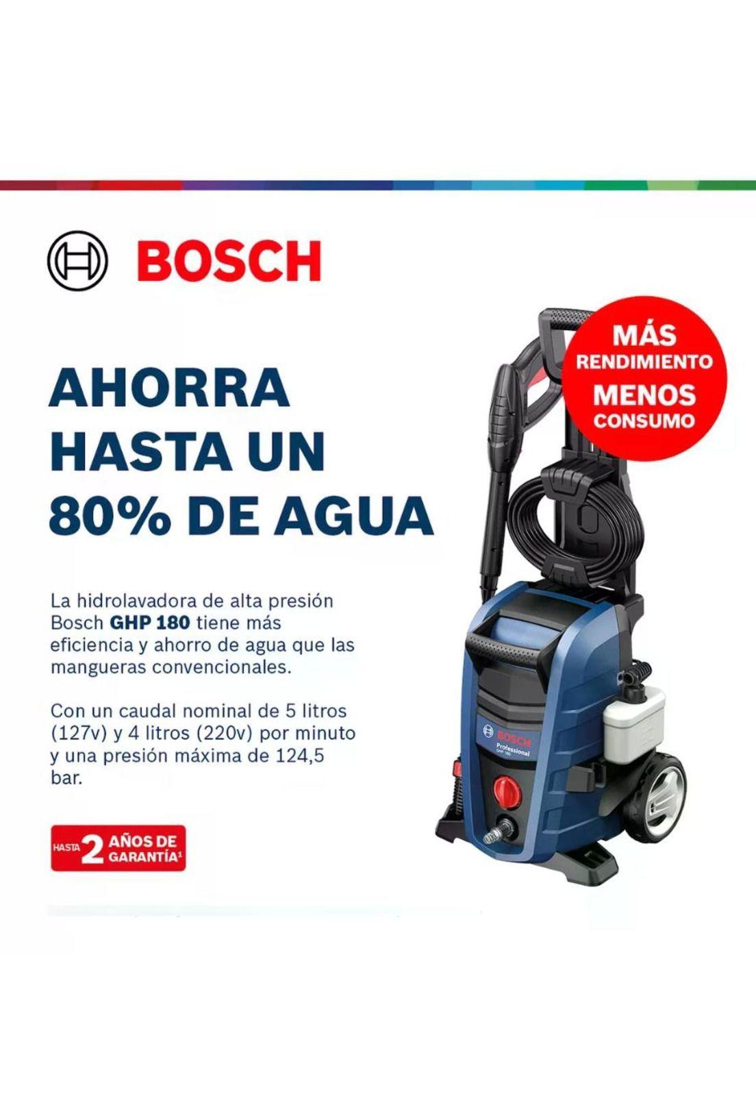 HIDROLAVADORA BOSCH GHP 180 -1500W 124 BAR-3