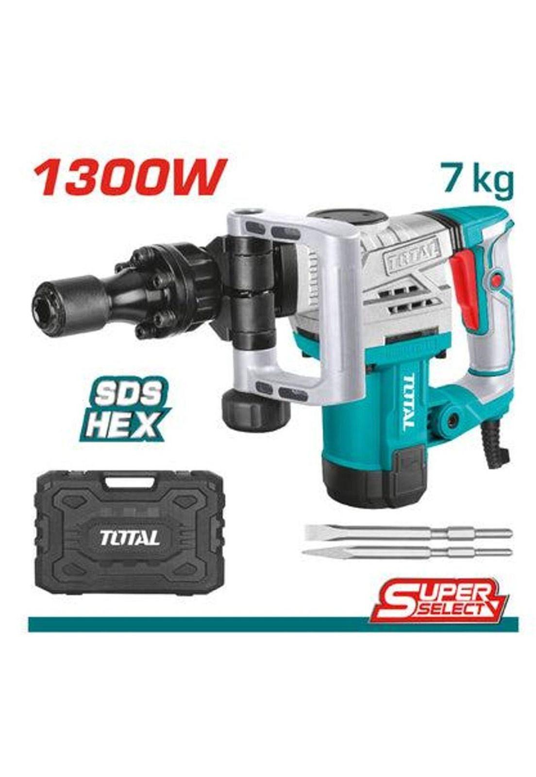 Martillo Cincelador Total Th2130016-7 Sds Hex.  1300w-6