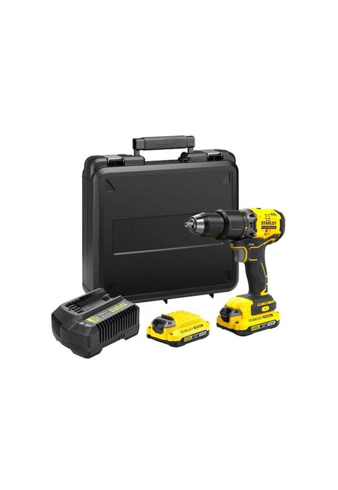 TALADRO PER.20V 13MM STANLEY+2B 2A+C+MAL SBD715D2K-0