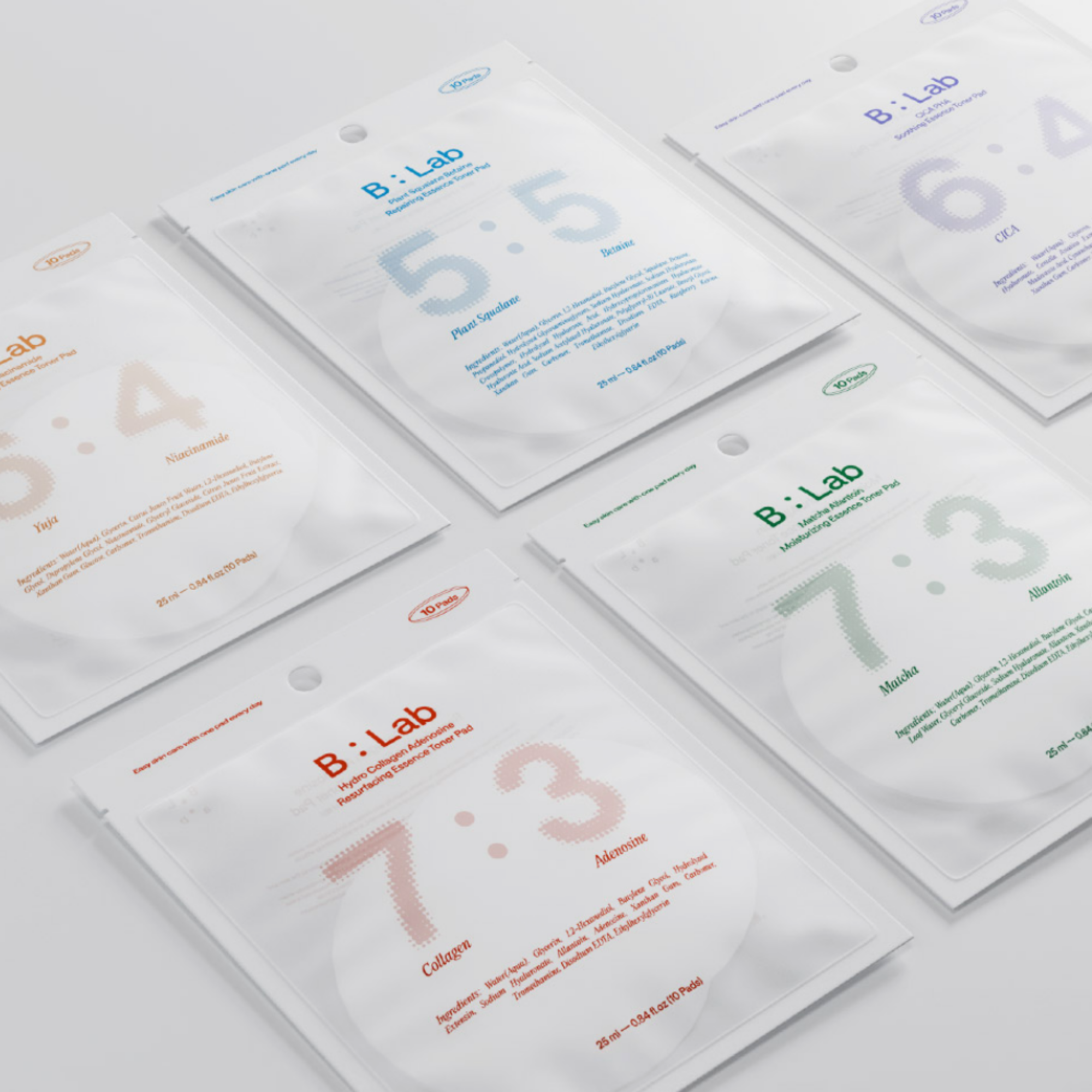 [B : Lab] 6:4 Yuja Niacinamide Brightening Essence Toner Pad (10ea)-2