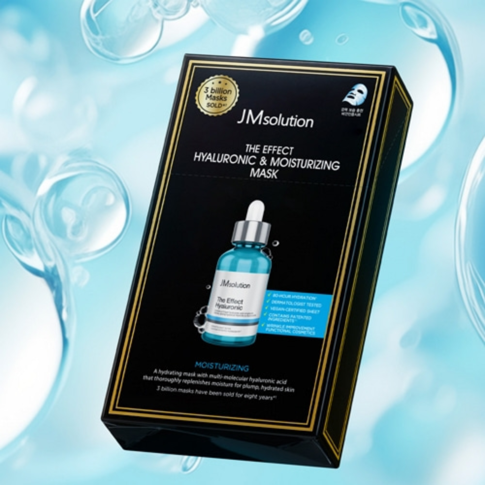 JMsolution The Effect Hyaluronic Moisturizing Mask 10u-3