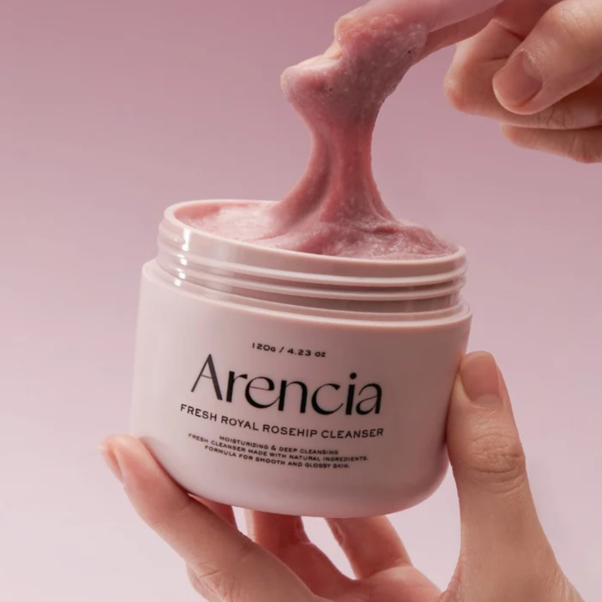 [Arencia] Fresh Rosehip Rice Mochi Cleanser 120g-3