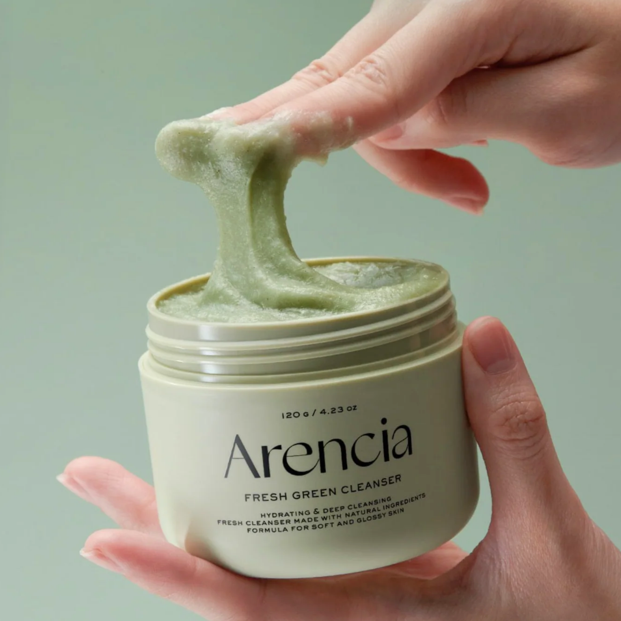 [Arencia] Fresh Green Rice Mochi Cleanser 120g-4