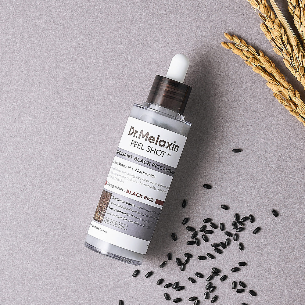 [Dr Melaxin] Peel Shot Exfoliating Black Rice Ampoule 80ml-2