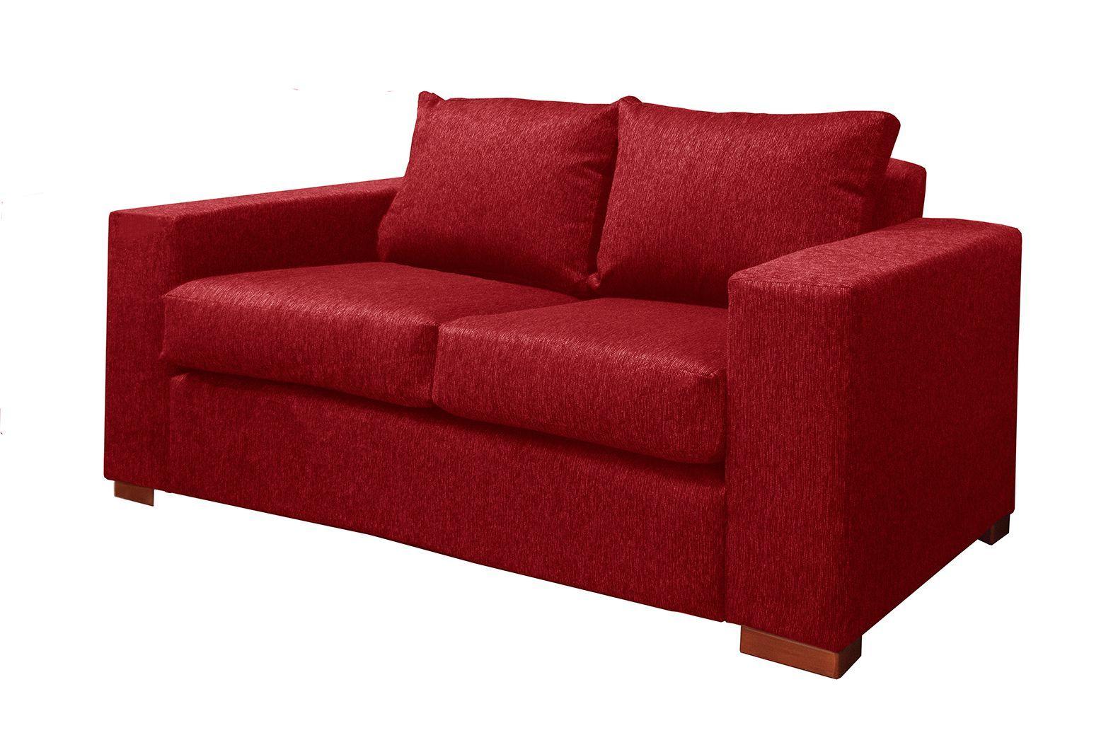 Sofa 3 cuerpos + sofa 2 cuerpos Cedric Rojo-3