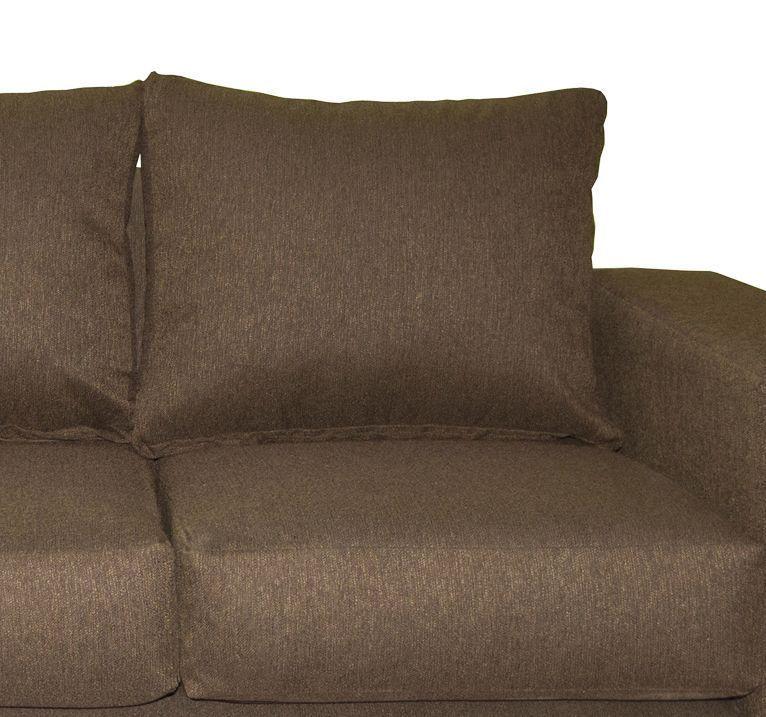 Sofa Cedric 2 Cuerpos + 2 Pouf Brown-3