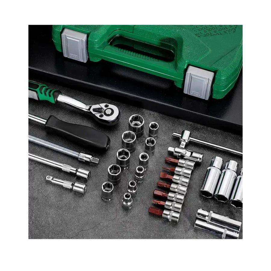 Caja De Herramientas Dados Y Llaves 216 Piezas Kit Completo-3