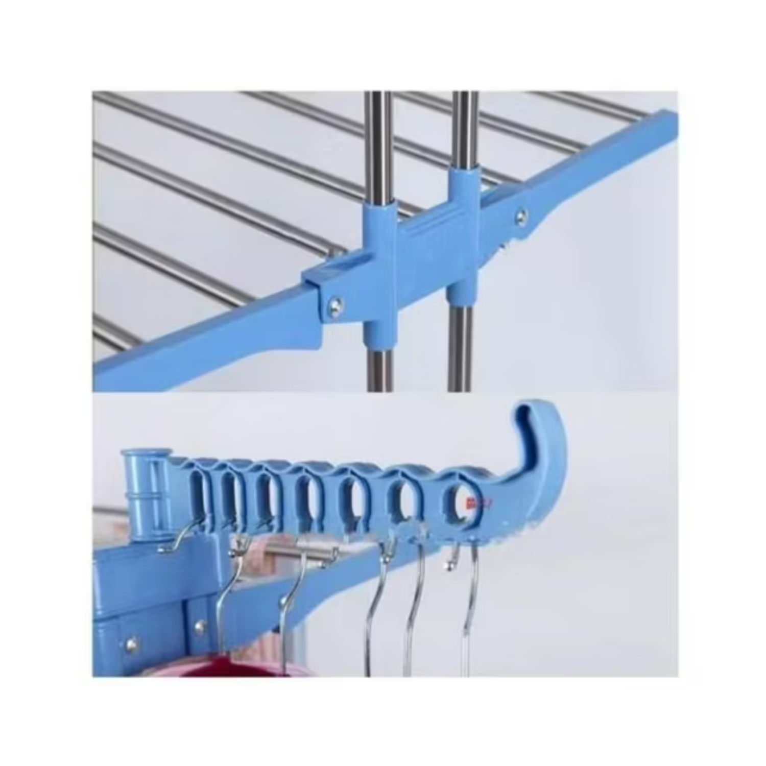 Tendedero Organizador Colgador Ropa Plegable 3 Niveles-2