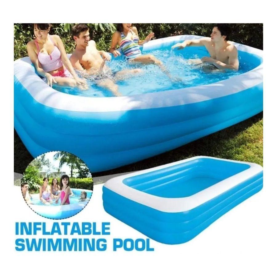 Piscina Inflable Rectangular 200x120x50 Verano Niños-2