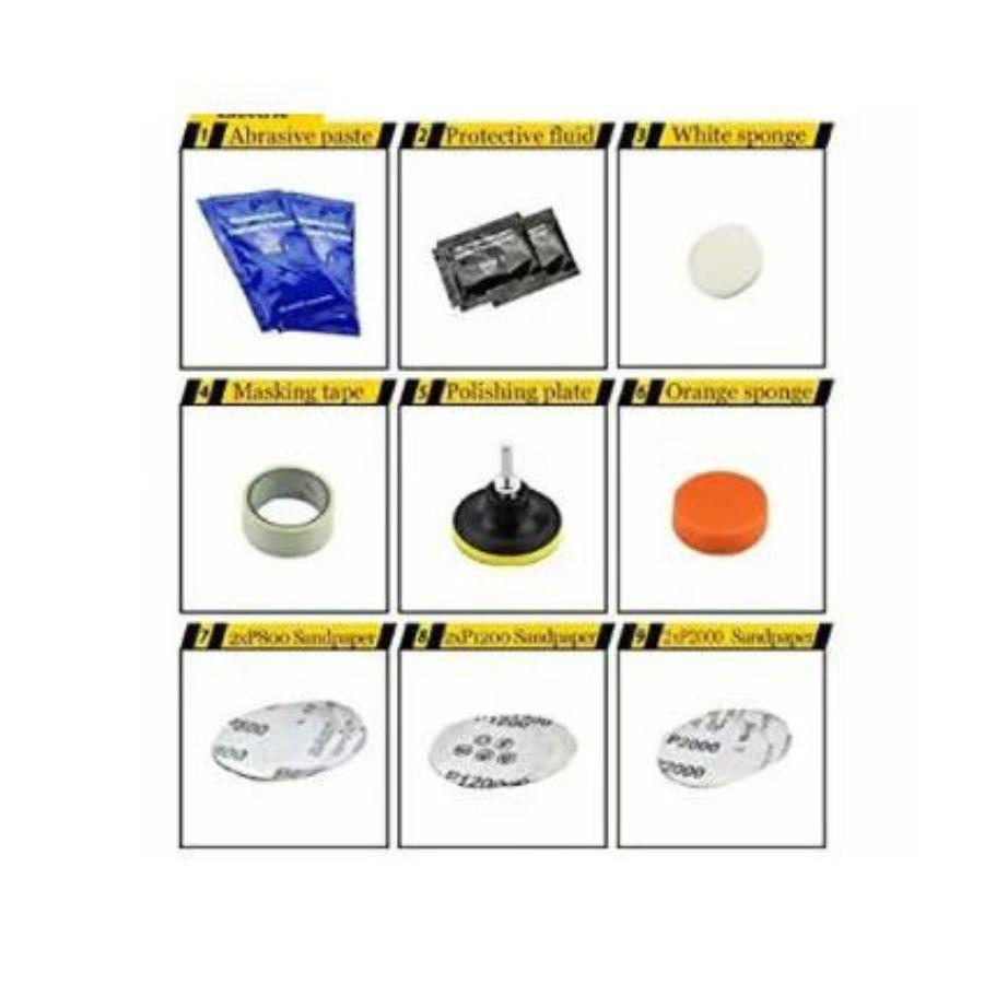Kit de Reparacion de Focos Limpieza y Pulidor-2