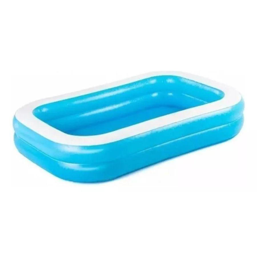 Piscina Inflable Rectangular De 200x140x40cm Verano Niños-4