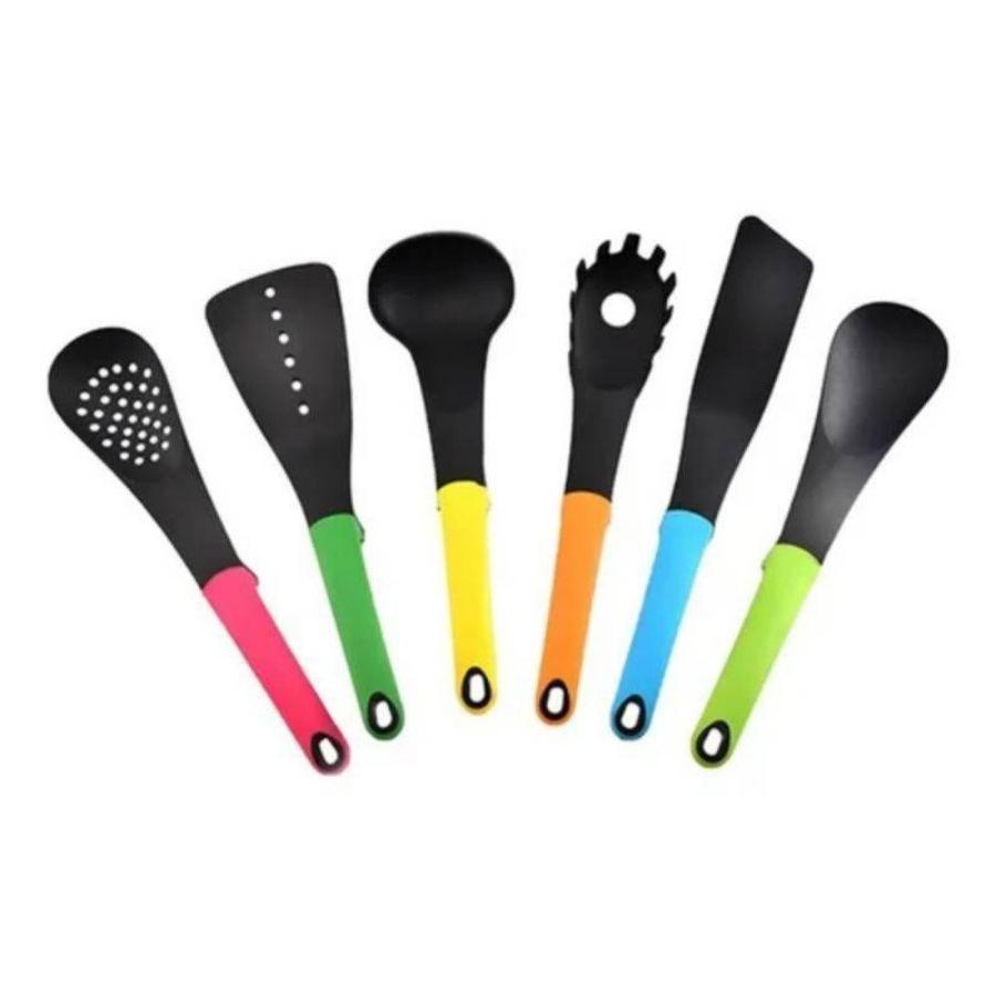 Set 6 Utensilios De Cocina Antiadherentes Silicona-3