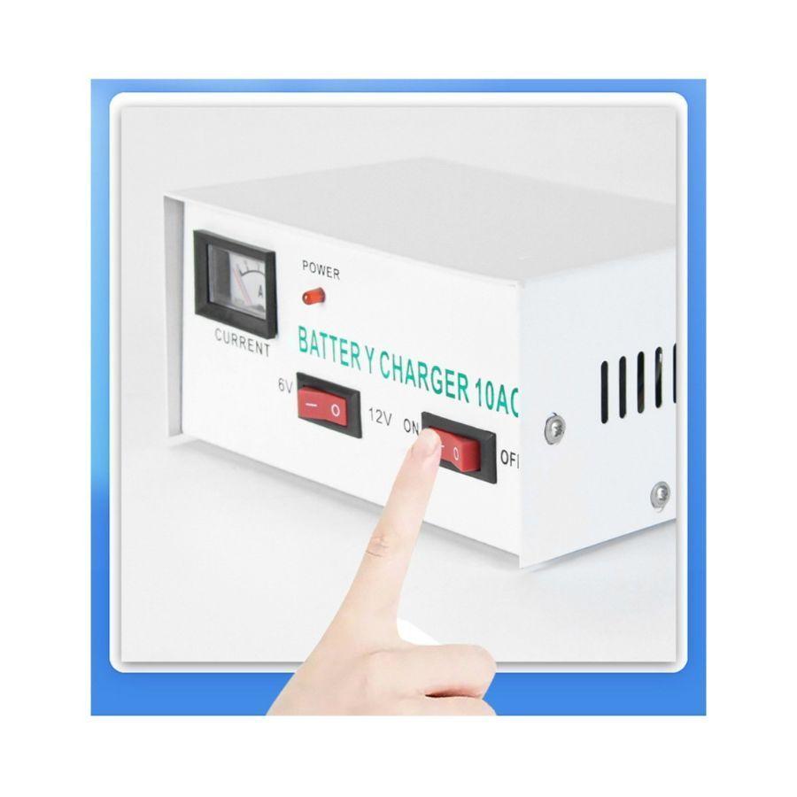 Cargador De Batería Partidor 12v Para Autos Y Camionetas 10Amp-2