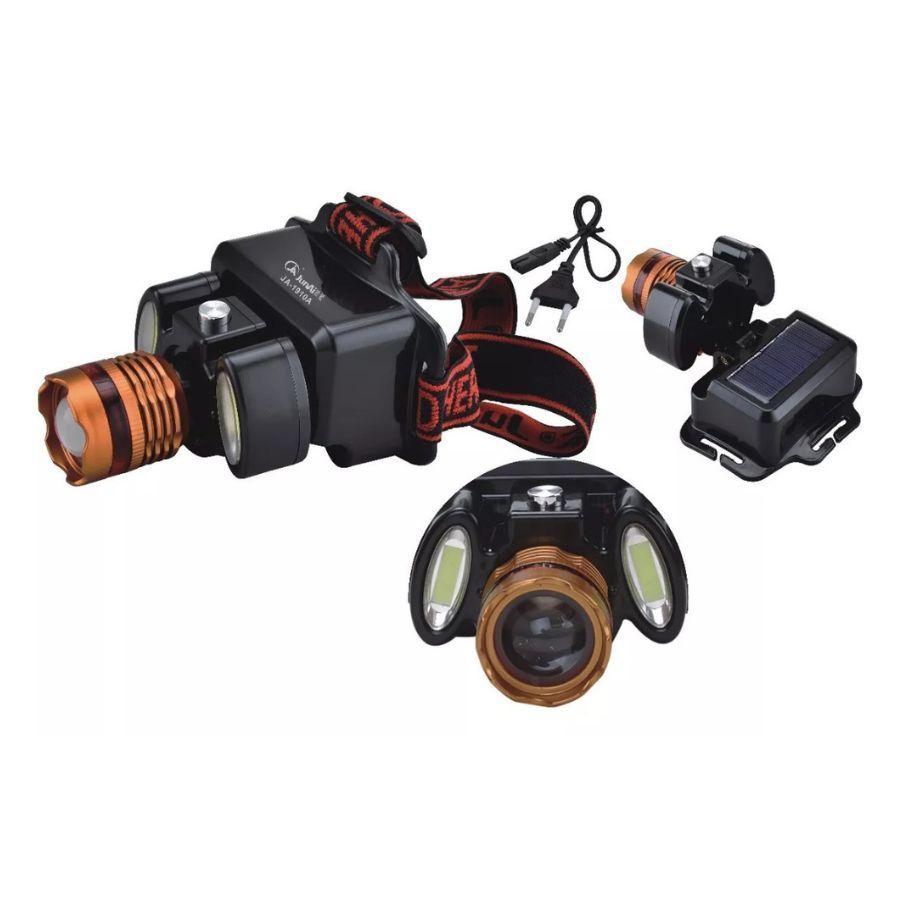 Linterna Solar Minera Camping Led Lupa Ajustable-3