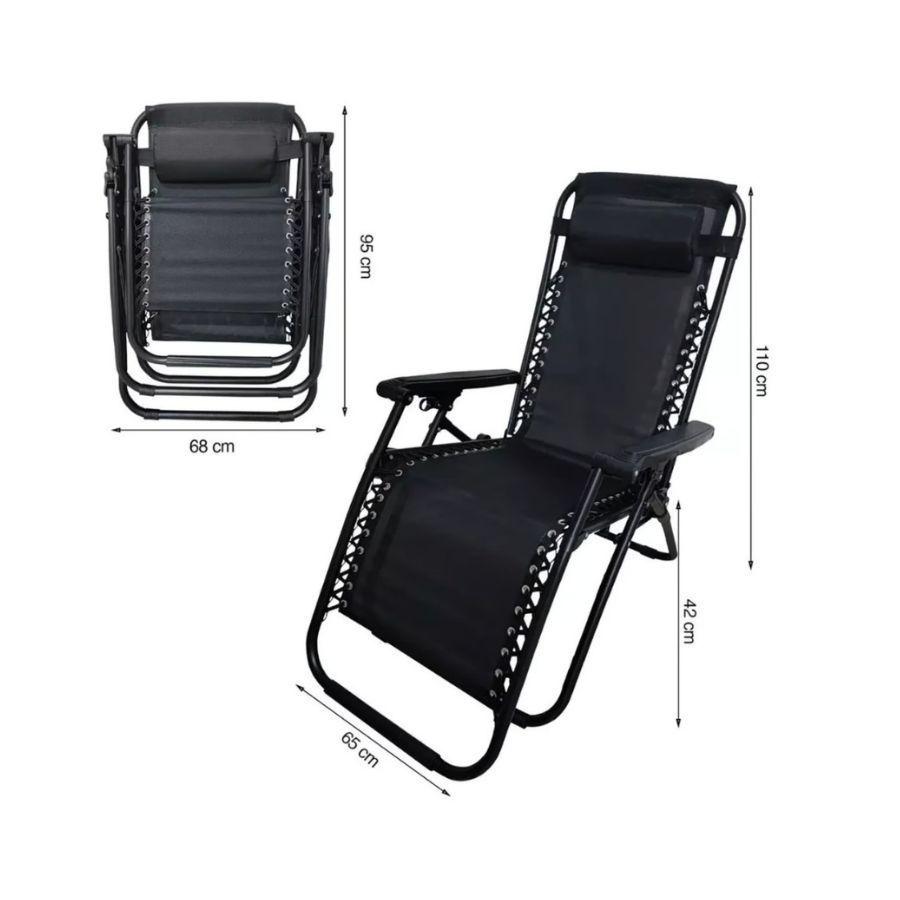 Silla Reposera Plegable Camping Playas Y Hogar-1