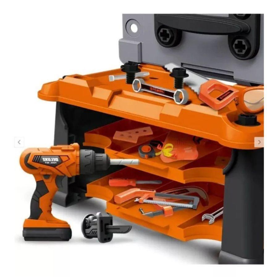 Caja De Herramientas Con Ruedas Infantil Juguete-3