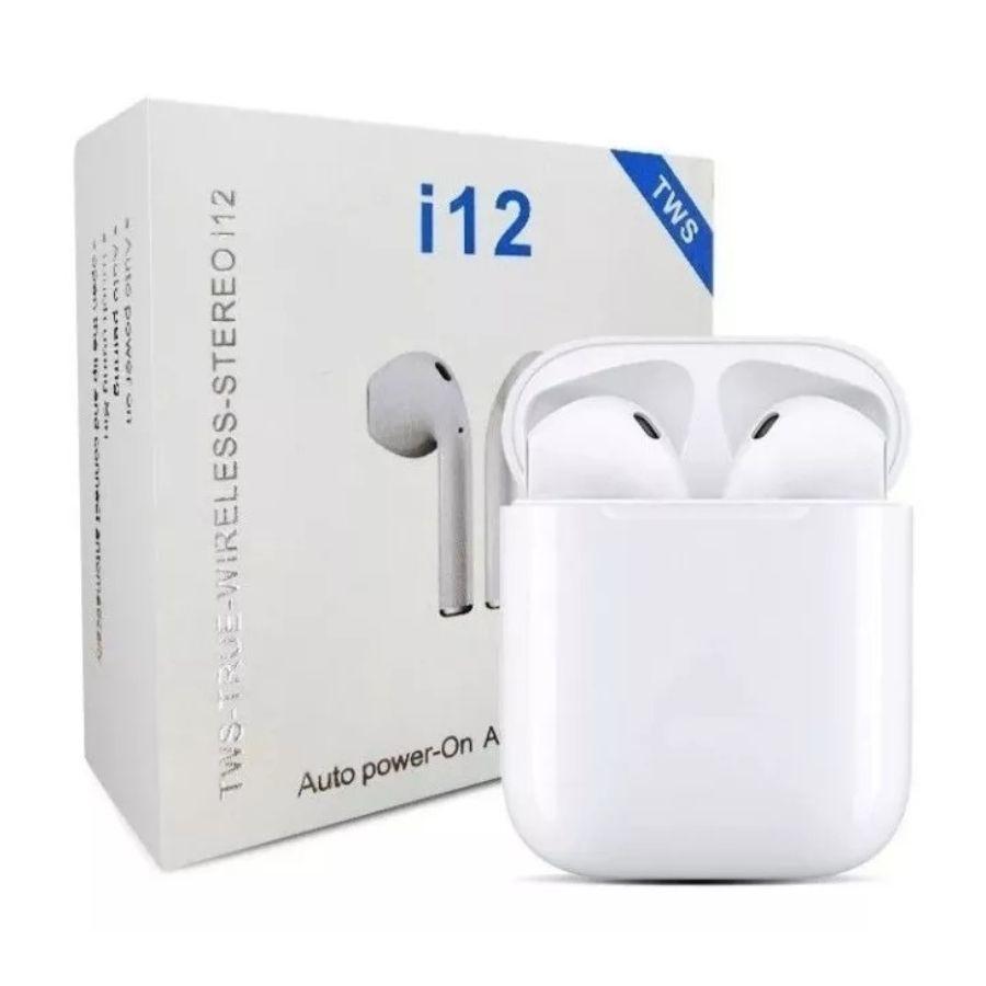 Audífonos Inalámbricos Wireless 5.0 I12 Tws Blanco Bluetooth-3