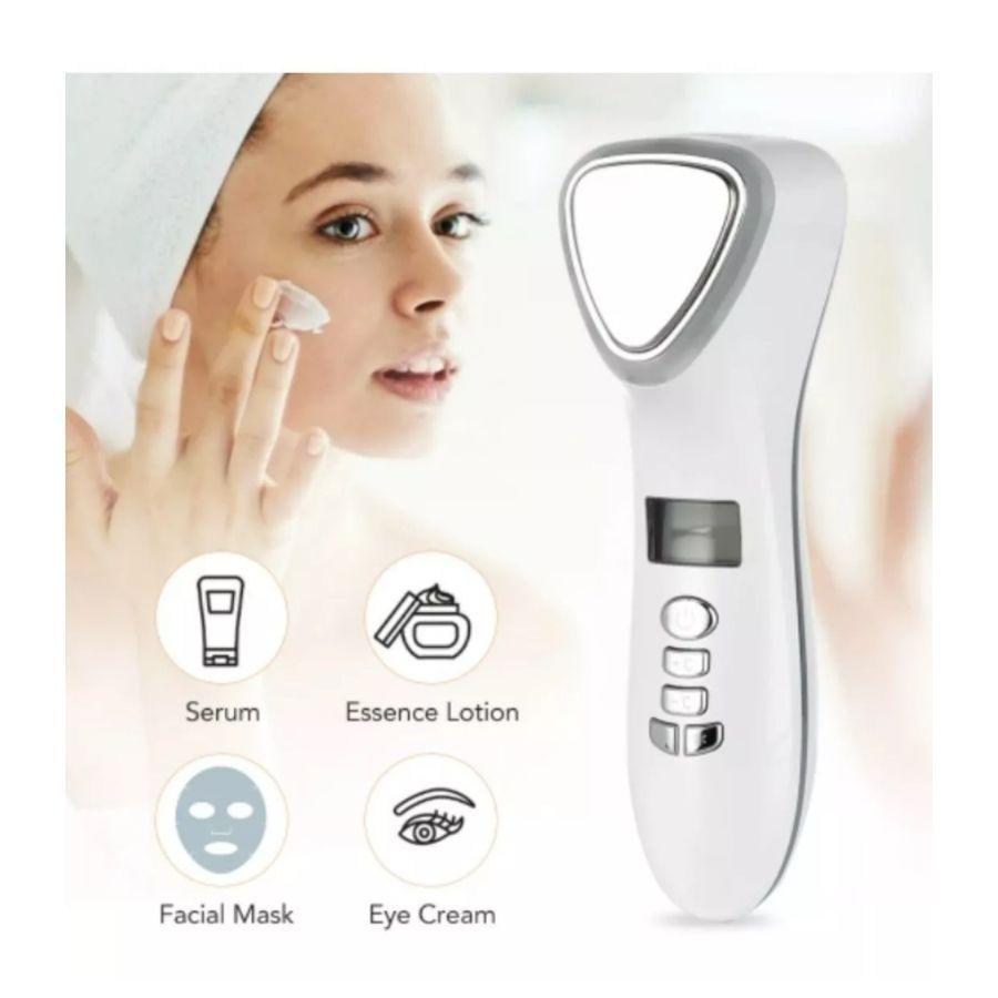 Maquina Crioterapia Ultrasónica Limpiador Facial Frio Y Calor-6
