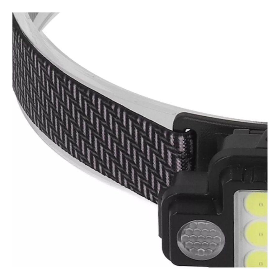 Linterna Lampara Led Frontal Minero Recargable Camping-3