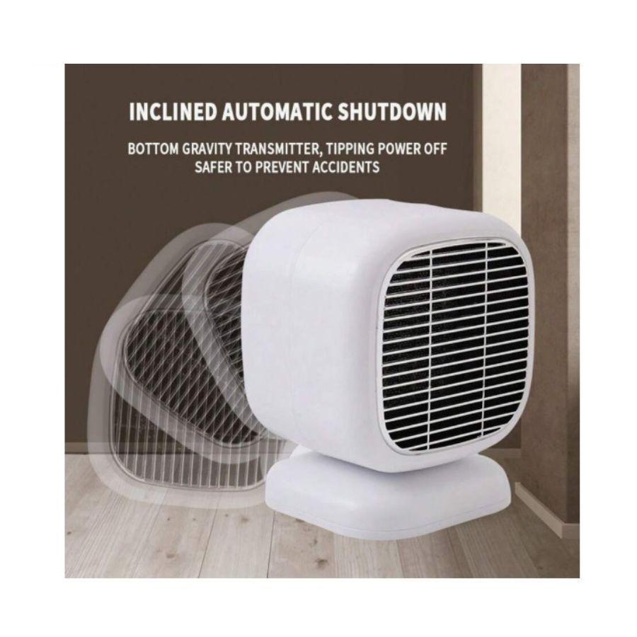 Mini Calentador Ventilador Silencioso Portátil De Manos Pies Blanco -1