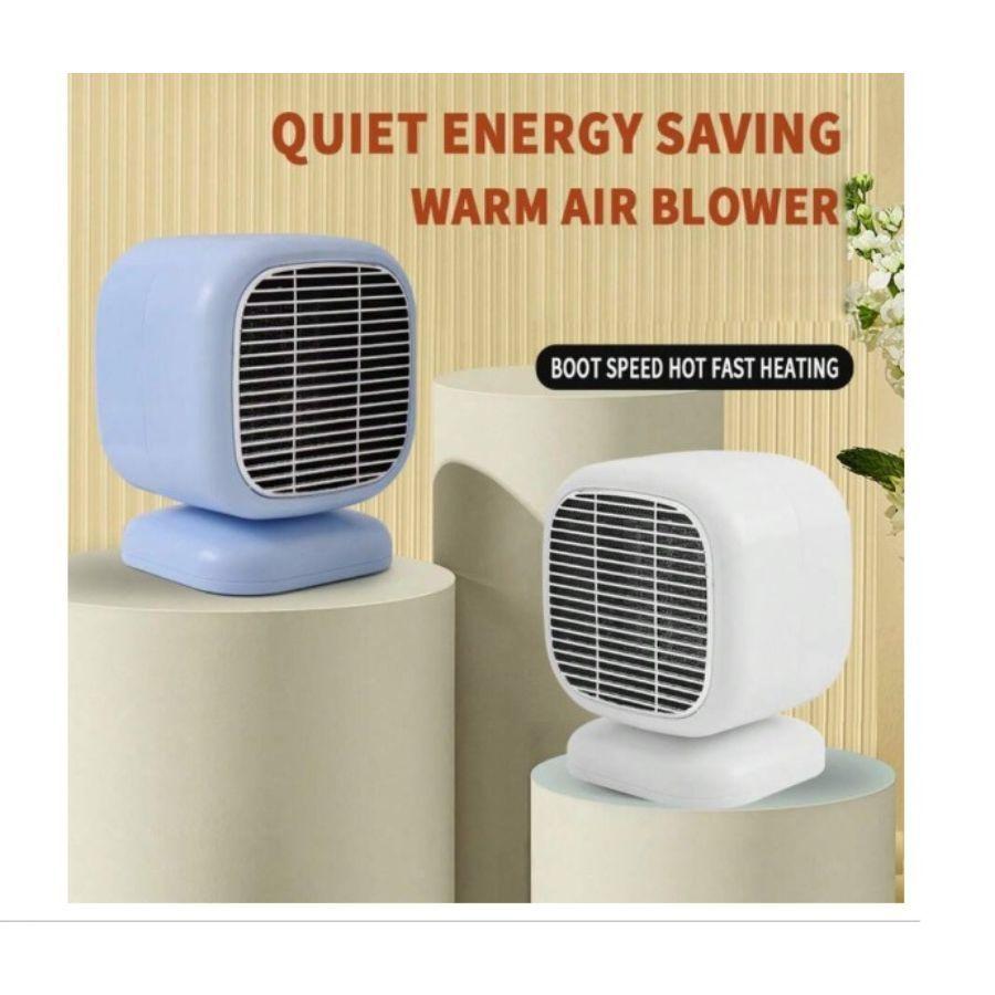 Mini Calentador Ventilador Silencioso Portátil De Manos Pies Blanco -3