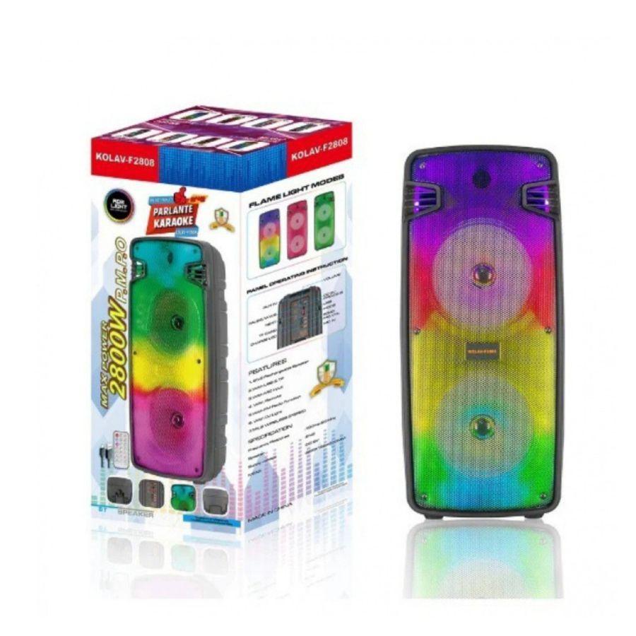 Parlante Bluetooth Con Luces Led 2800w Max Power-3