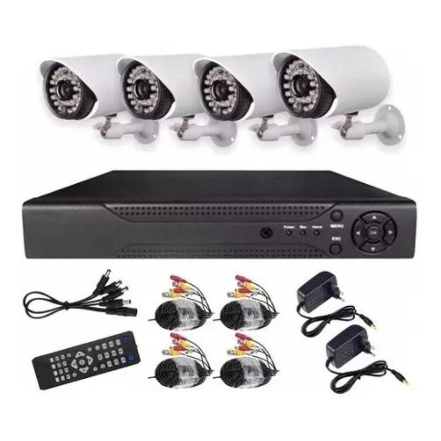 Kit Cctv 4 Cámaras De Seguridad Mas Dvr 1080p Full Hd-4