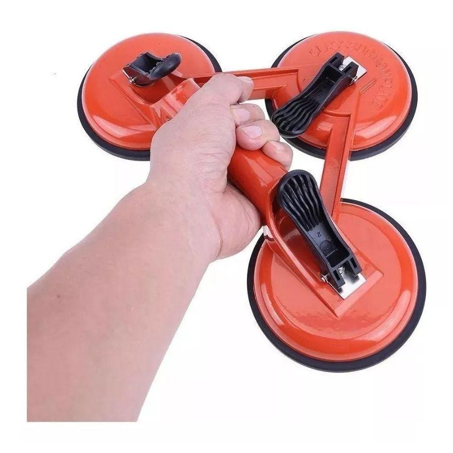 Ventosa Succionador Para Vidrio De 3 Chupones-4