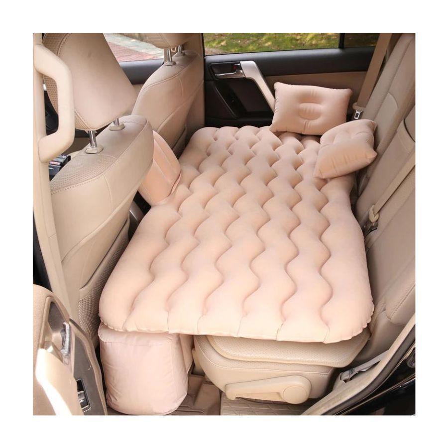 Colchon Inflable Para Auto con Dos Almohadas e Inflador-2