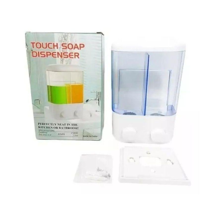 Dispensador de Baño Doble Jabón Gel 1000ml-1