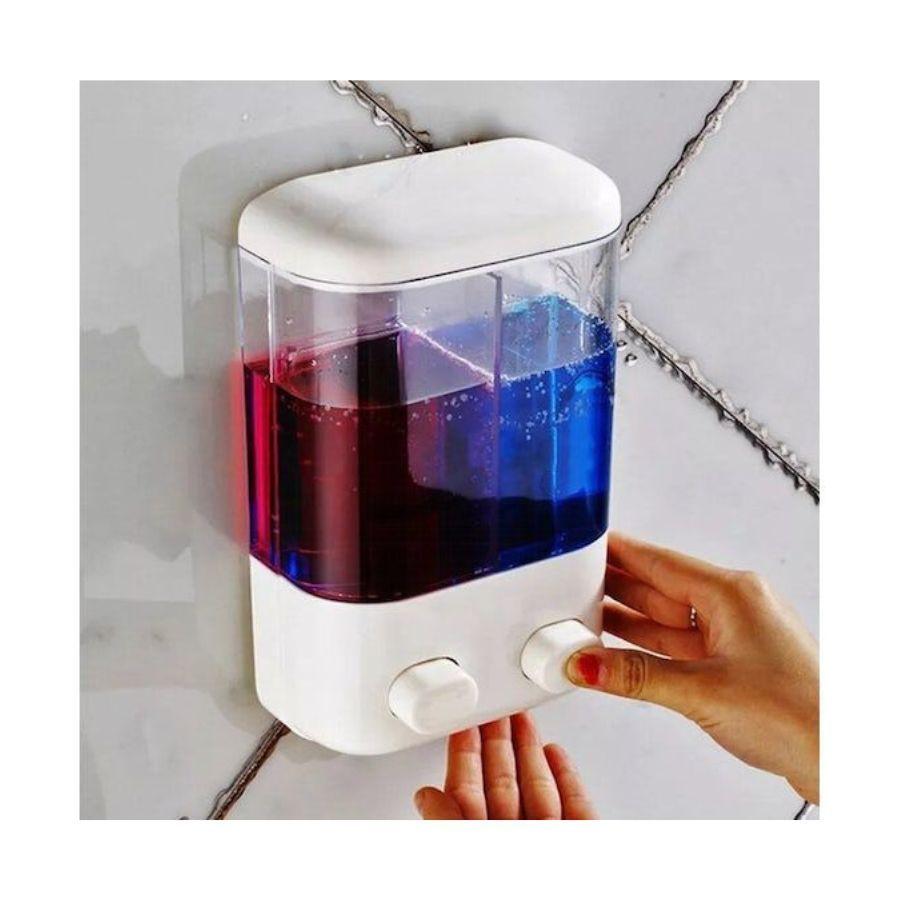 Dispensador de Baño Doble Jabón Gel 1000ml-2