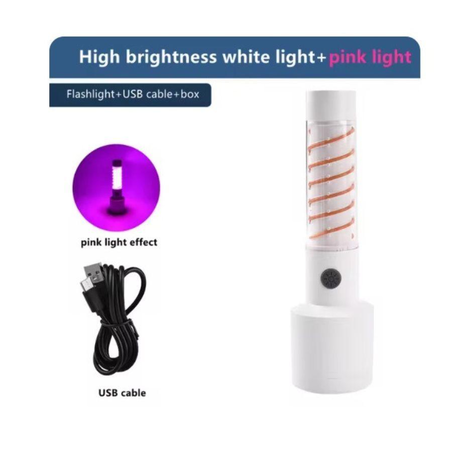 Linterna Portátil De Luz Fuerte Camping Recargable-4