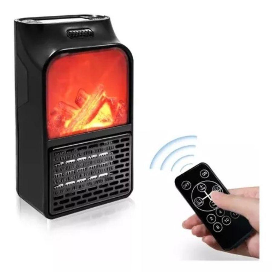 Mini Calefator Electrico Flame Heater Calentador Estufa Portatil-4