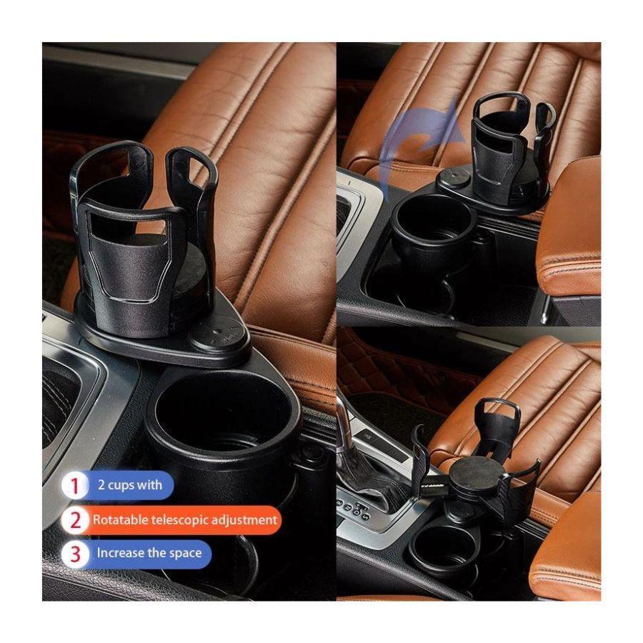 Portavasos para Auto Multifuncional 2 en 1-3