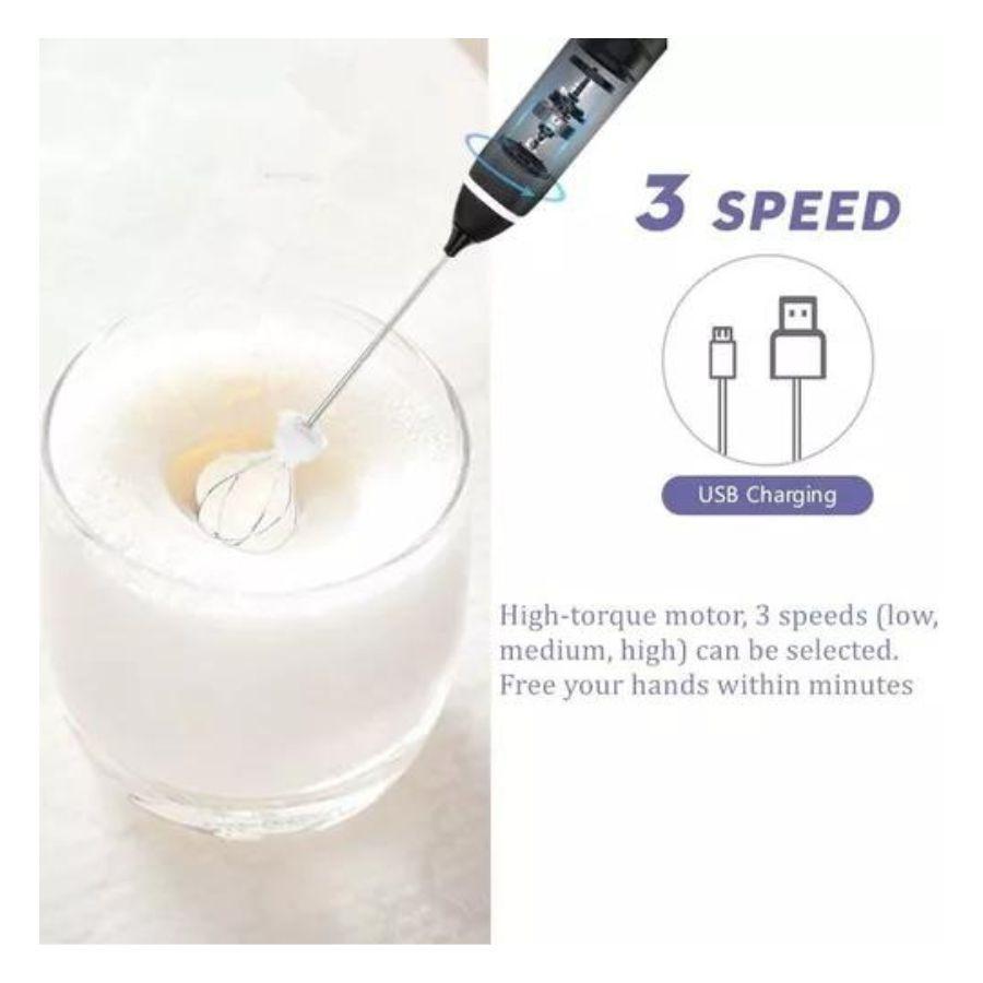 Mini Batidor Revolvedor De Café Y Espuma Leche Recargable-2