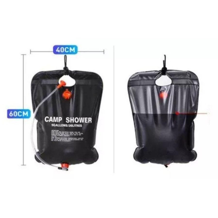 Ducha Solar Portatil Camping Outdoor Acampar Aire Libre 20L-4