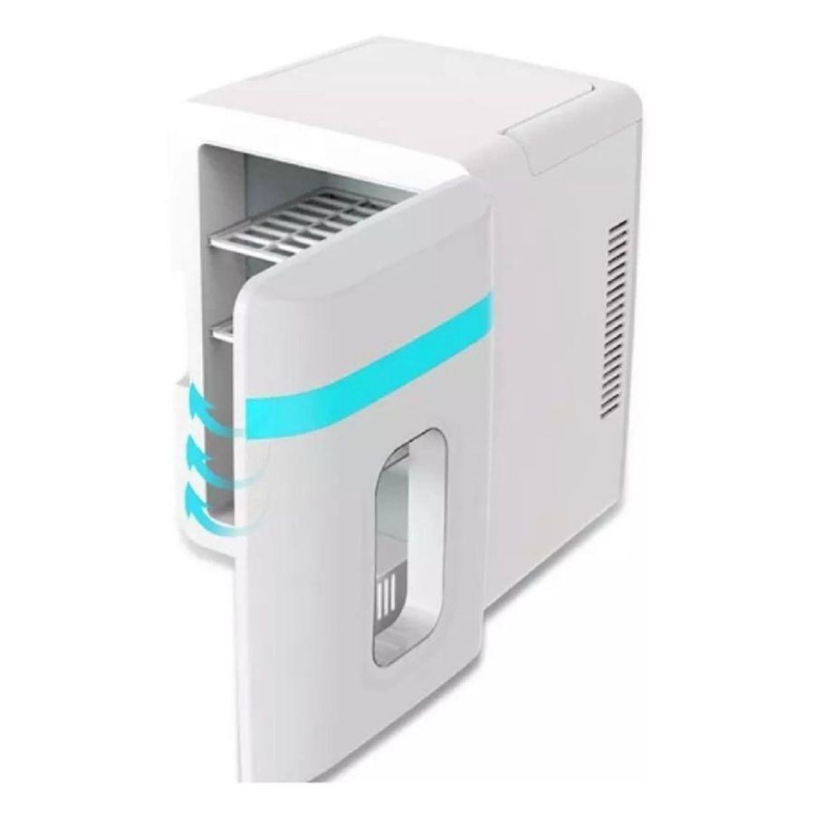 Mini Nevera Refrigerador Skincare Cooler 12 Litros Blanca Casa Auto-2
