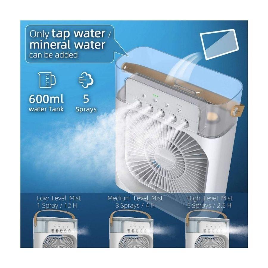 Mini Enfriador Portátil Aire Acondicionado Ventilador Usb-2