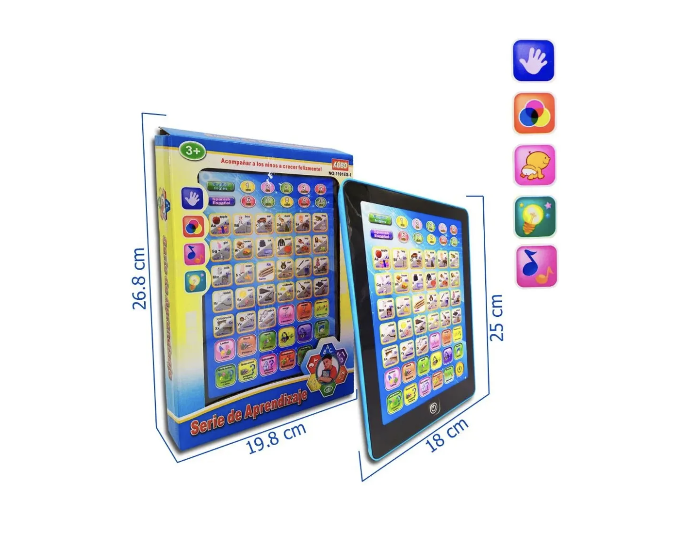 Tableta Tablet Didáctica Juegos Juguetes Infantil Musical-3