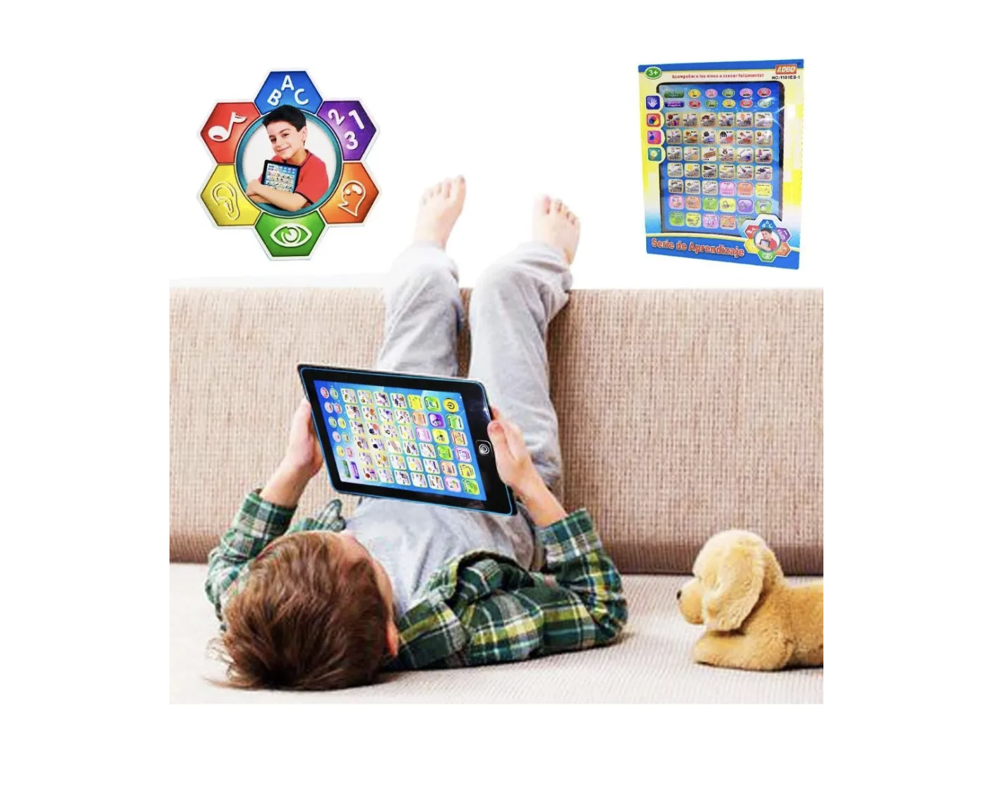 Tableta Tablet Didáctica Juegos Juguetes Infantil Musical-4