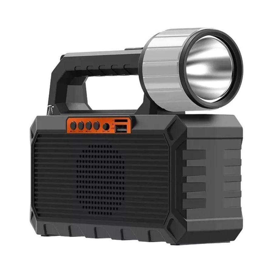 Lampara Solar y Ampolletas Linterna Portatil Radio Fm Usb-0