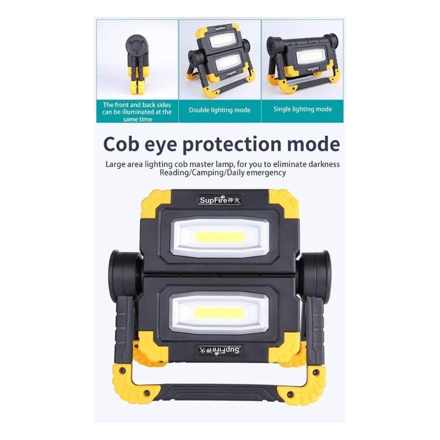 Lampara Luz Led De Trabajo Portátil Impermeable Emergencia-3